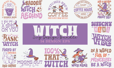 Witch SVG Sublimation Design Bundle