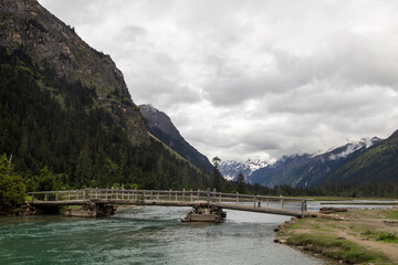 Natural Scenery of Basum Tso in Tibet