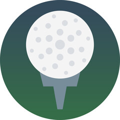 Golf Hit vector icon in background style 