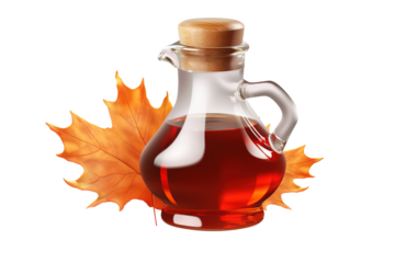 The Golden Elixir of the Forest on White or PNG Transparent Background.