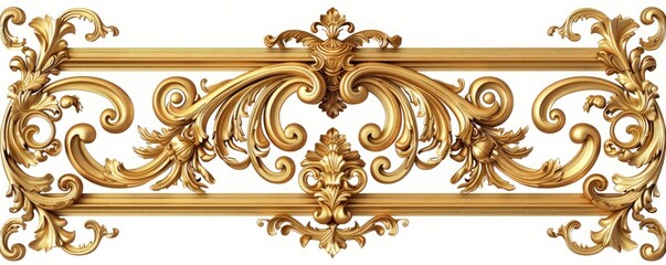 decorative border with swirling designs and embellishments