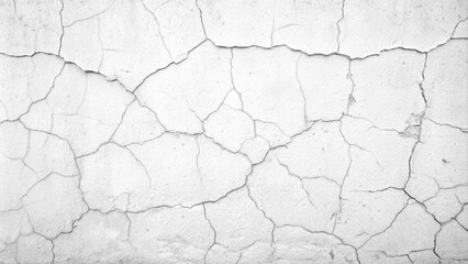 crack concrete white wall or Cement wall background