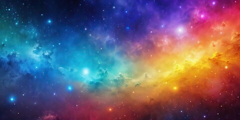 Fototapeta premium Colorful gradient galaxy background with vibrant hues, galaxy, space, stars, universe, abstract, colorful, gradient, celestial