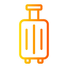 suitcase gradient icon