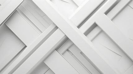 Background featuring multiple strips of different sizes and shapes on a white backdrop.