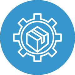 Ecopackaging options Vector Line White Circles Multicolors