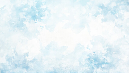 blue watercolor background. Blue light watercolor background,grunge, texture paper. Brush-painted blurred and grainy paint aquarelle Abstract light sky blue watercolor grunge background. 