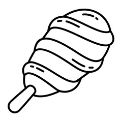 Corn Dog Icon