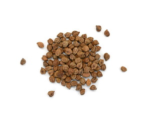 Black Chick Pea or Kala Chana isolated on White Background