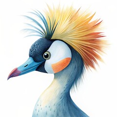 Fototapeta premium blue crowned crane