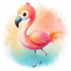 illustration of a flamingo
