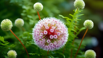 Gomphrena globosa, The crown flower is a species of flowering plant of the genus Gomphrena.

