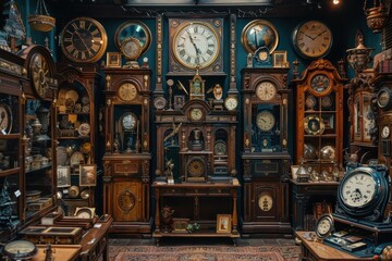 A magical antique shop filled with curiosities and treasures.
