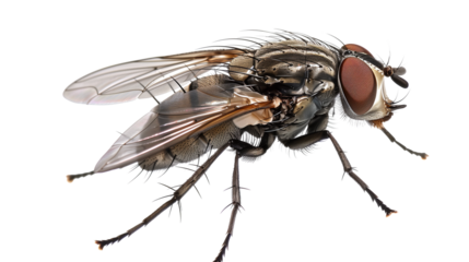 fly isolated on transparent background