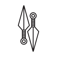 kunai icon symbol