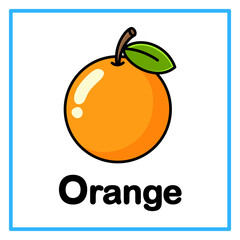 orange alfabet illustration © Rahmatullah