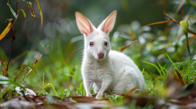 White wallaby