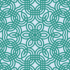 Ornamental Abstract Seamless Pattern Background