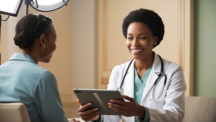 doctor talking to a patient