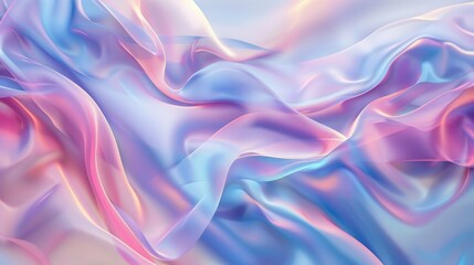 Obraz premium Abstract background with soft, blurry shapes in pastel colors