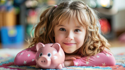 Obraz premium Many banks offer accounts specifically for children which often come with no fees and provide educational materials about saving and money management.