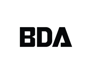 BDA logo design vector template. BDA logo design.