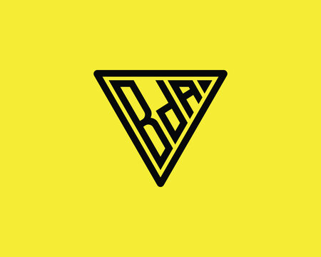 BDA logo design vector template. BDA logo design.