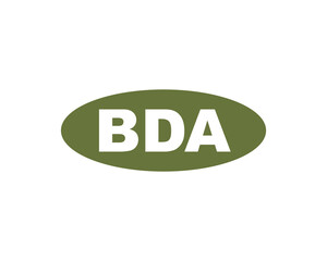 BDA logo design vector template. BDA logo design.