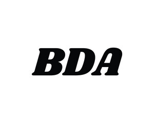 BDA logo design vector template. BDA logo design.