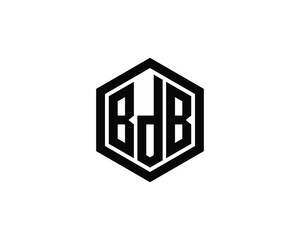 BDB logo design vector template. BDB logo design.