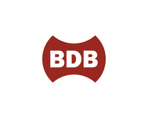 BDB logo design vector template. BDB logo design.