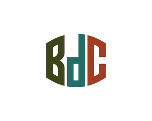 BDC Logo design vector template. BDC Logo design.