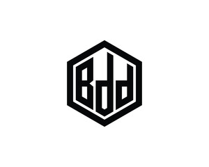 BDD logo design vector template. BDD logo design.