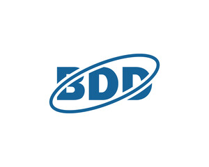 BDD logo design vector template. BDD logo design.