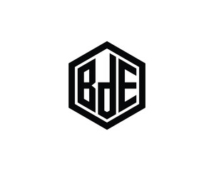 BDE logo design vector template. BDE logo design.