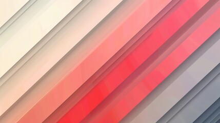Fototapeta premium Diagonal Red And White Stripes Abstract Background
