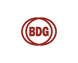 BDG Logo design vector template. BDG Logo design.