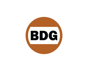 BDG Logo design vector template. BDG Logo design.