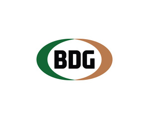 BDG Logo design vector template. BDG Logo design.