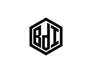 BDI Logo design vector template. BDI logo design.