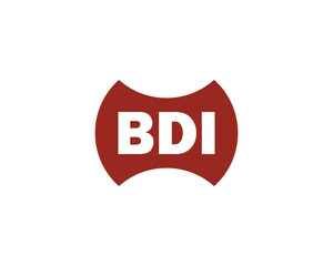 BDI Logo design vector template. BDI logo design.