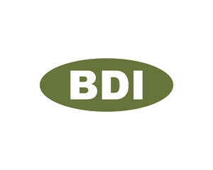 BDI Logo design vector template. BDI logo design.