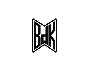 BDK Logo design vector template. BDK logo design.