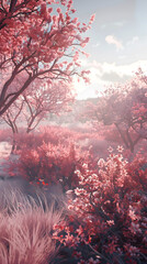 Pink nature