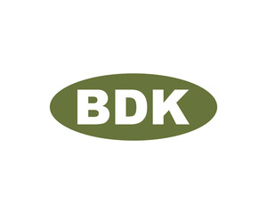 BDK Logo design vector template. BDK logo design.