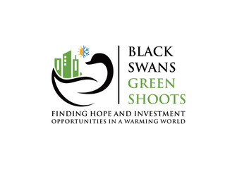 Swan and city creative logo design