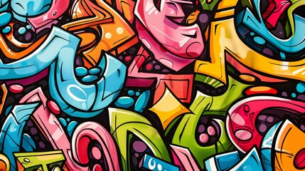 Naklejka premium graffiti abstract background