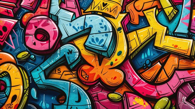 Fototapeta graffiti abstract background