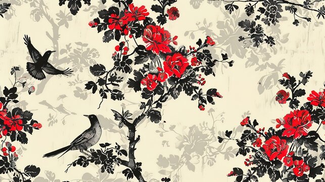 Toilet patten wallpaper