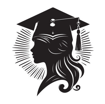 recommend clip art: graduation Cap silhouette vector